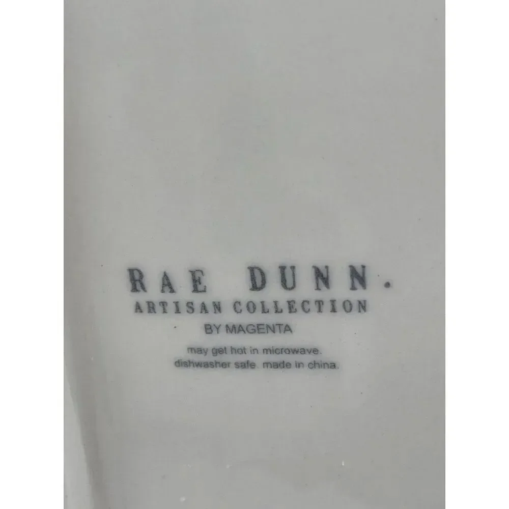 Rae Dunn White Ceramic Cheese Board